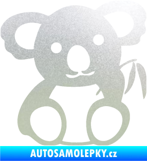 Samolepka Koala 001 levá pískované sklo