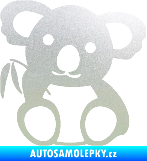 Samolepka Koala 001 pravá pískované sklo
