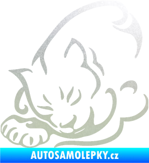 Samolepka Kočka 030 levá pískované sklo