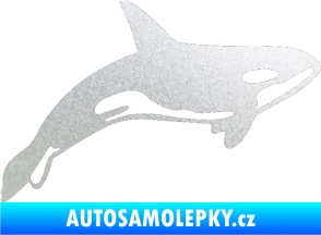 Samolepka Kosatka 001 pravá pískované sklo