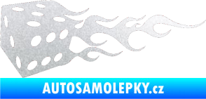Samolepka Kostky 002 levá pískované sklo