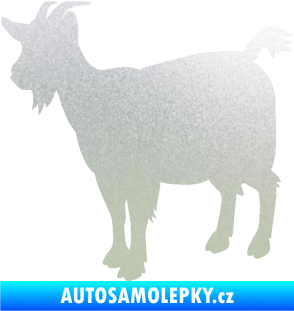 Samolepka Koza 001 levá pískované sklo