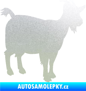 Samolepka Koza 001 pravá pískované sklo