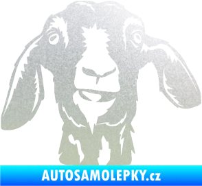Samolepka Koza 003 pravá pískované sklo