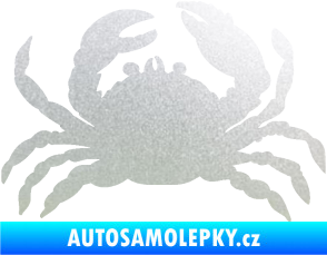 Samolepka Krab 001 pravá pískované sklo