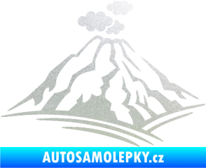 Samolepka Krajina hory 018 levá pískované sklo