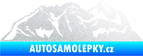 Samolepka Krajina hory 024 levá pískované sklo
