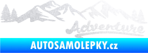 Samolepka Krajina hory 028 pravá pískované sklo