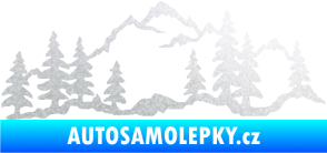 Samolepka Krajina hory 033 pravá pískované sklo