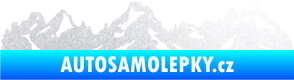 Samolepka Krajina hory 034 pravá pískované sklo