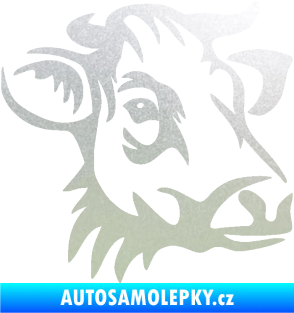 Samolepka Kráva 004 pravá pískované sklo