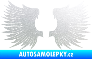 Samolepka Křídla 004 pískované sklo