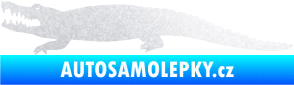 Samolepka Krokodýl 002 levá pískované sklo