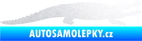 Samolepka Krokodýl 002 pravá pískované sklo
