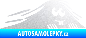 Samolepka Kuk 004 pravá zubatý šmíráček pískované sklo