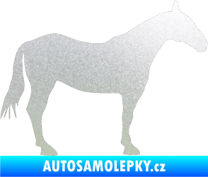 Samolepka Kůň 005 pravá pískované sklo
