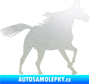 Samolepka Kůň 010 pravá pískované sklo