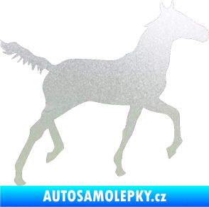 Samolepka Kůň 011 pravá pískované sklo