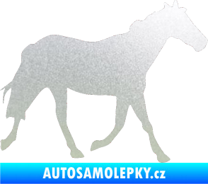 Samolepka Kůň 012 pravá pískované sklo