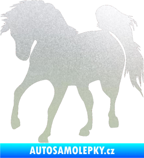 Samolepka Kůň 032 levá pískované sklo