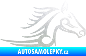 Samolepka Kůň 081 pravá hlava tattoo pískované sklo