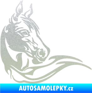 Samolepka Kůň 085 pravá pískované sklo
