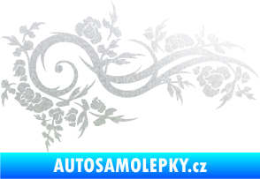 Samolepka Květina dekor 013 pravá pískované sklo
