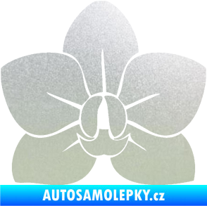 Samolepka Květina dekor 023 orchidej květ pískované sklo