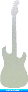 Samolepka Kytara elektrická pískované sklo