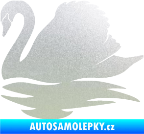 Samolepka Labuť 003 levá pískované sklo