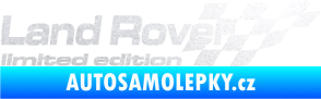 Samolepka Land Rover limited edition pravá pískované sklo
