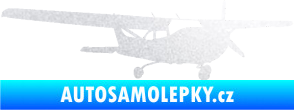 Samolepka Letadlo 014 pravá pískované sklo