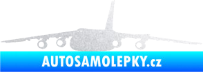 Samolepka Letadlo 015 levá pískované sklo