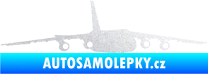 Samolepka Letadlo 015 pravá pískované sklo