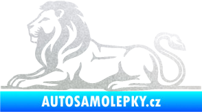 Samolepka Lev 010 levá pískované sklo