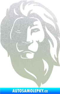 Samolepka Lev 011 pravá pískované sklo