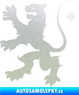 Samolepka Lev heraldika 002 levá pískované sklo