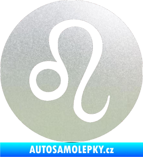 Samolepka Lev zvěrokruh 001 - horoskop pískované sklo