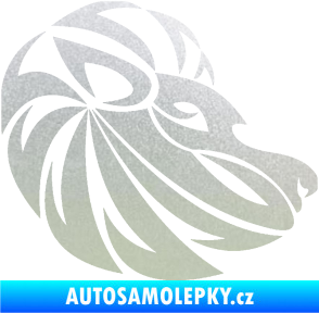 Samolepka Lev zvěrokruh 003 pravá pískované sklo