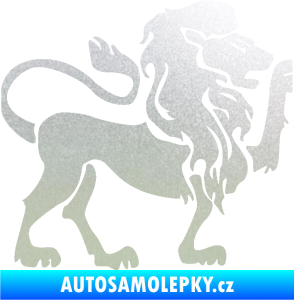 Samolepka Lev zvěrokruh 005 pravá pískované sklo