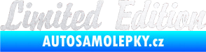 Samolepka Limited edition 002 pískované sklo