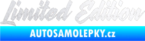Samolepka Limited edition 003 pískované sklo