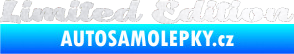 Samolepka Limited edition 005 pískované sklo
