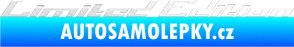Samolepka Limited edition 009 pískované sklo