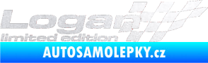 Samolepka Logan limited edition pravá pískované sklo