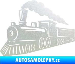Samolepka Lokomotiva 003 levá pískované sklo