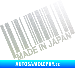 Samolepka Made in Japan 003 čárový kód pískované sklo