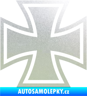 Samolepka Maltézský kříž 001 pískované sklo