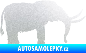 Samolepka Mamut 001 pravá pískované sklo