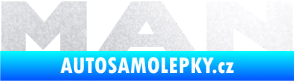 Samolepka MAN nápis pískované sklo